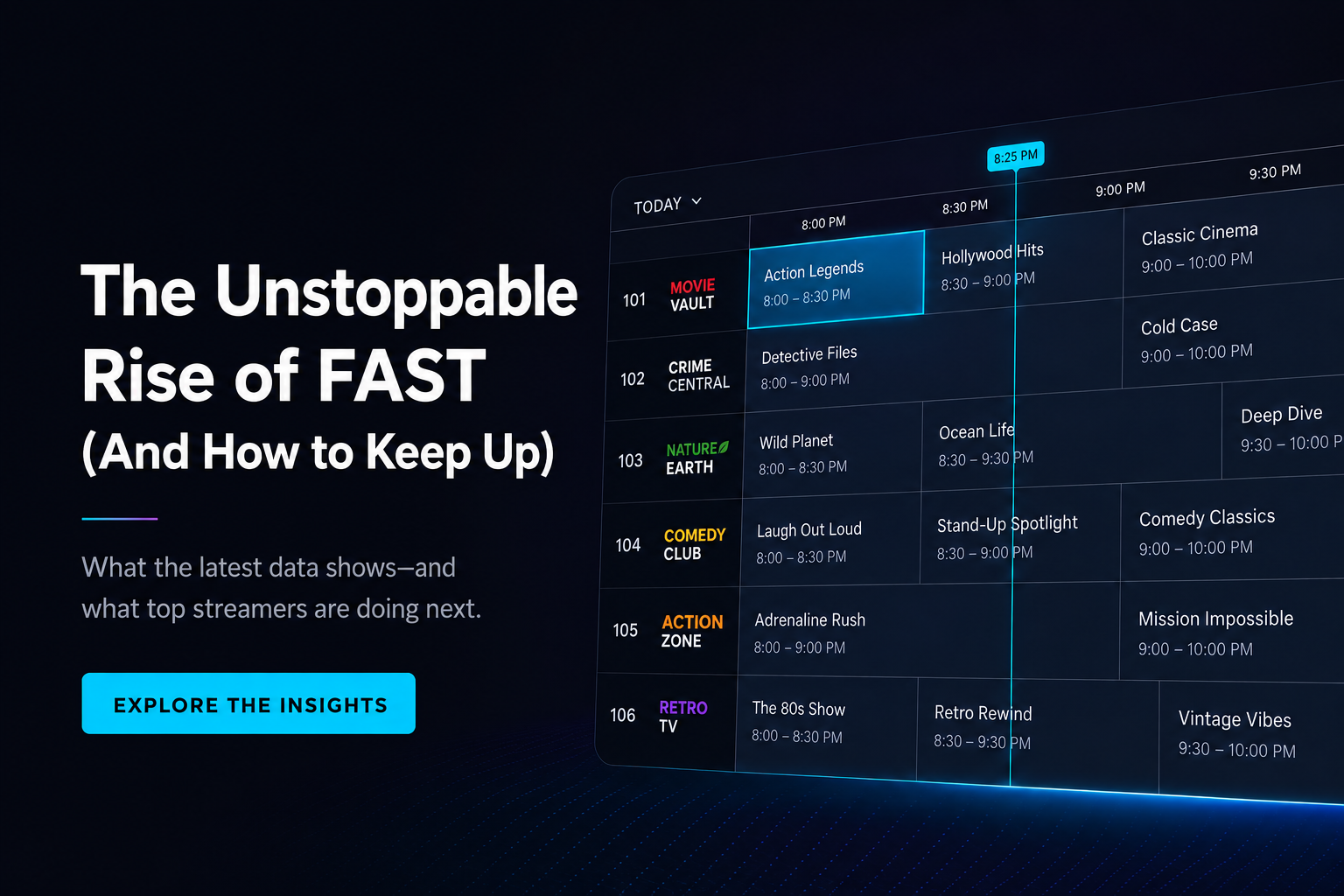 The Unstoppable Rise of FAST (And How to Keep Up) — What the latest data shows, and what top streamers are doing next.